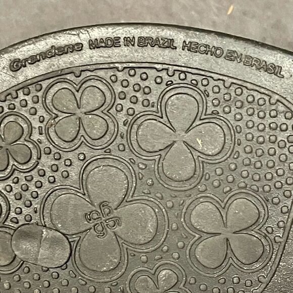 Grendene Brazil Autumn Run Silver Studded Flexpand Gladiator Small Heel Sandals - Picture 16 of 16